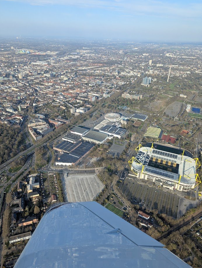 Westfalenstadion von oben